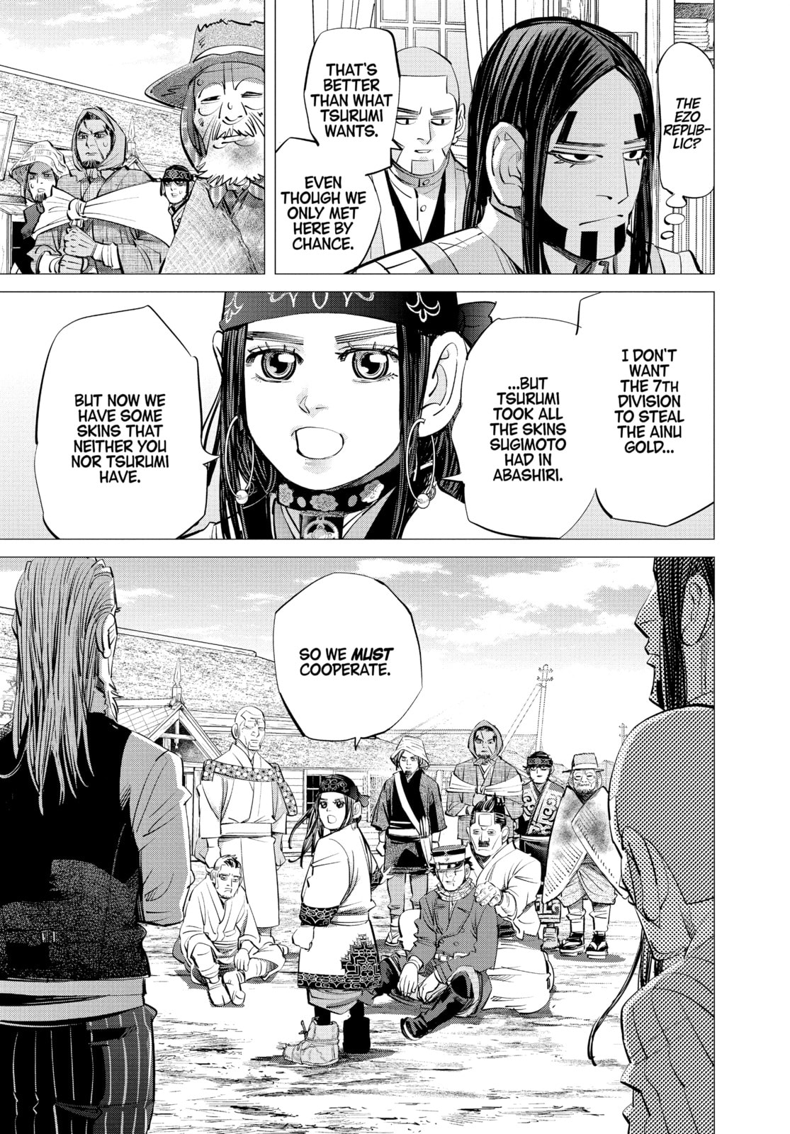 Golden Kamuy chapter 246, page 15