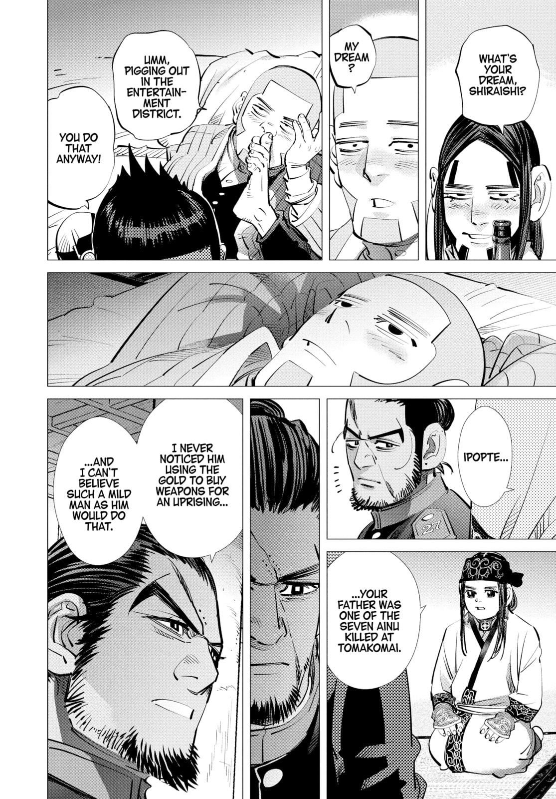 Golden Kamuy chapter 247, page 14