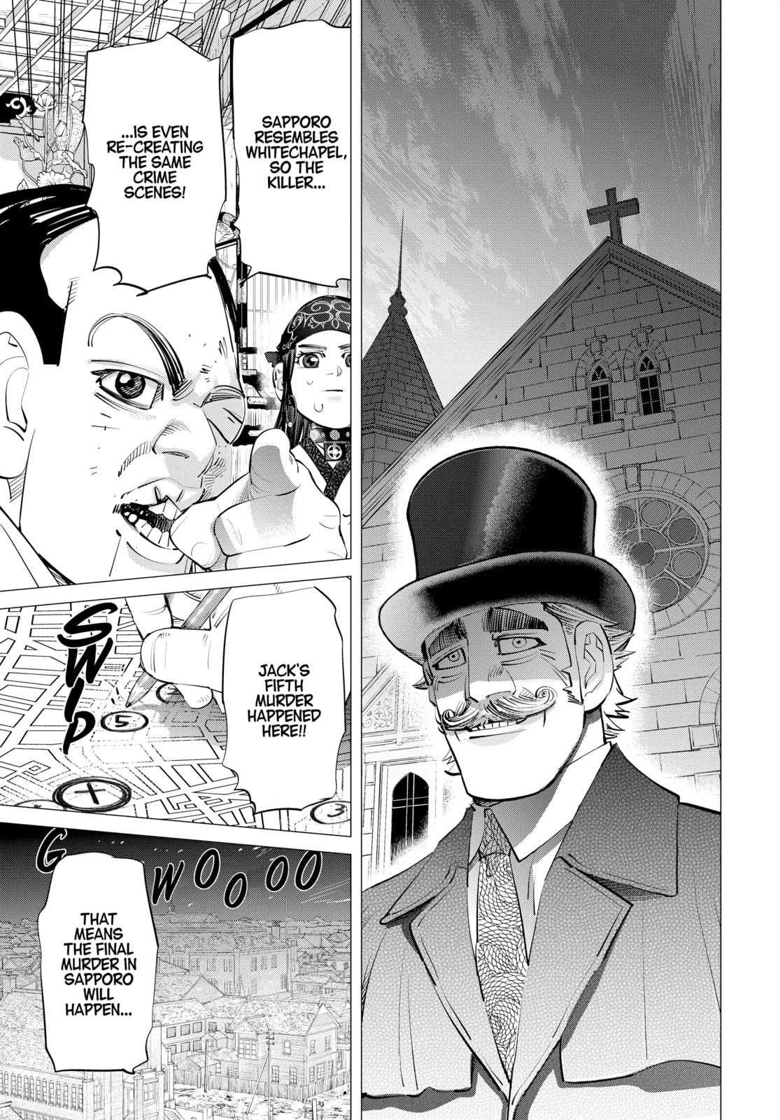 Golden Kamuy chapter 248, page 17