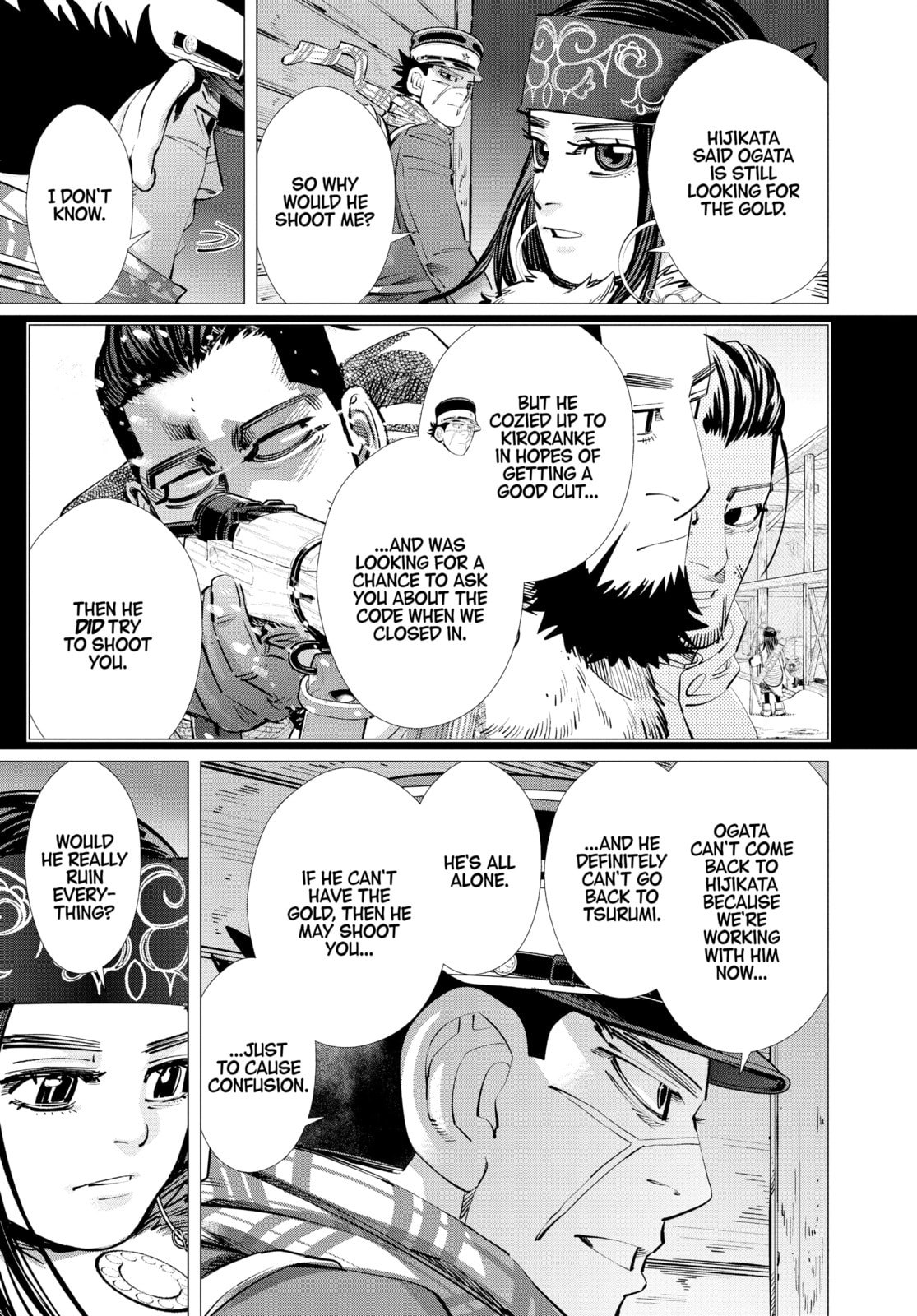 Golden Kamuy chapter 250, page 5