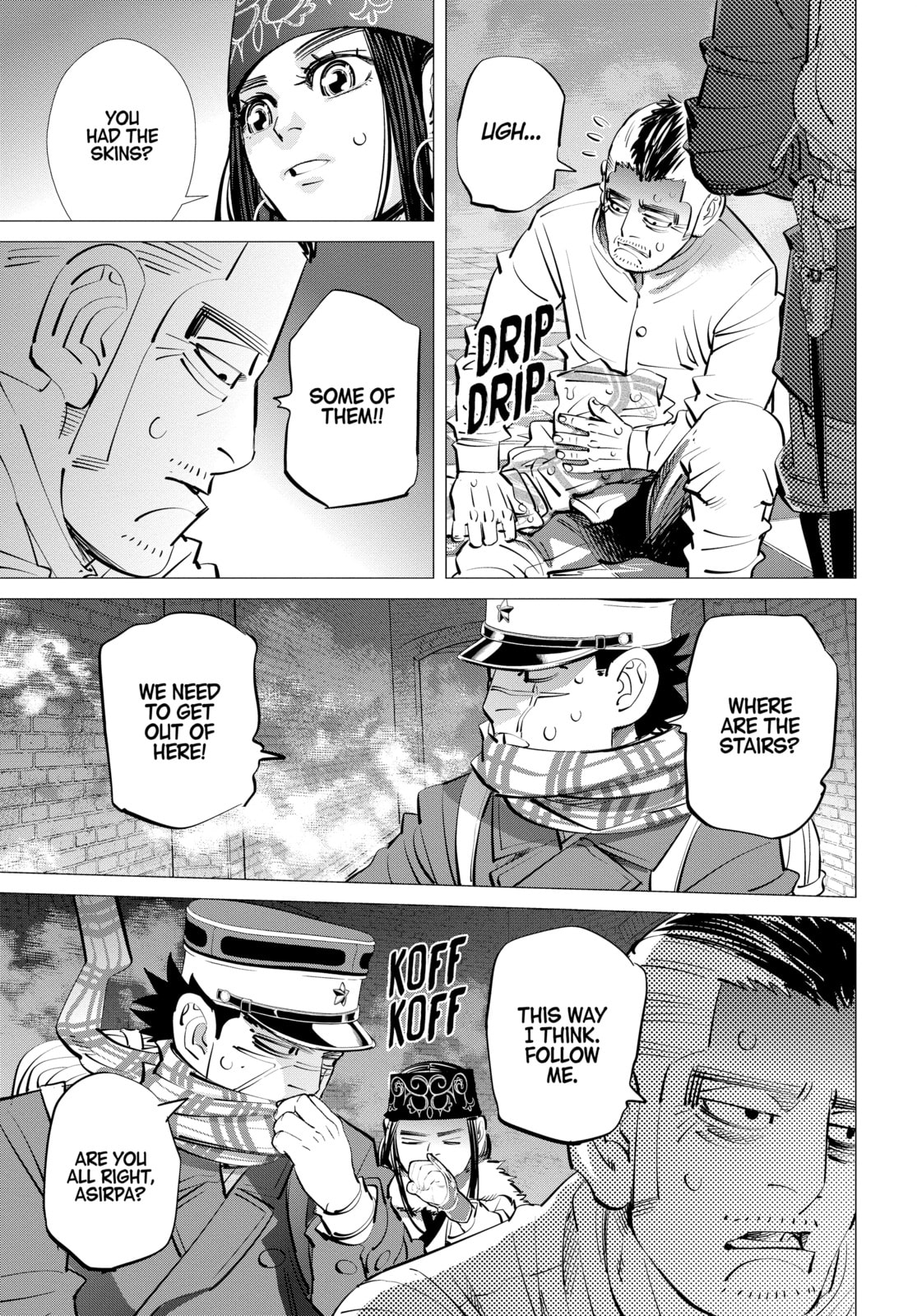 Golden Kamuy chapter 257, page 17