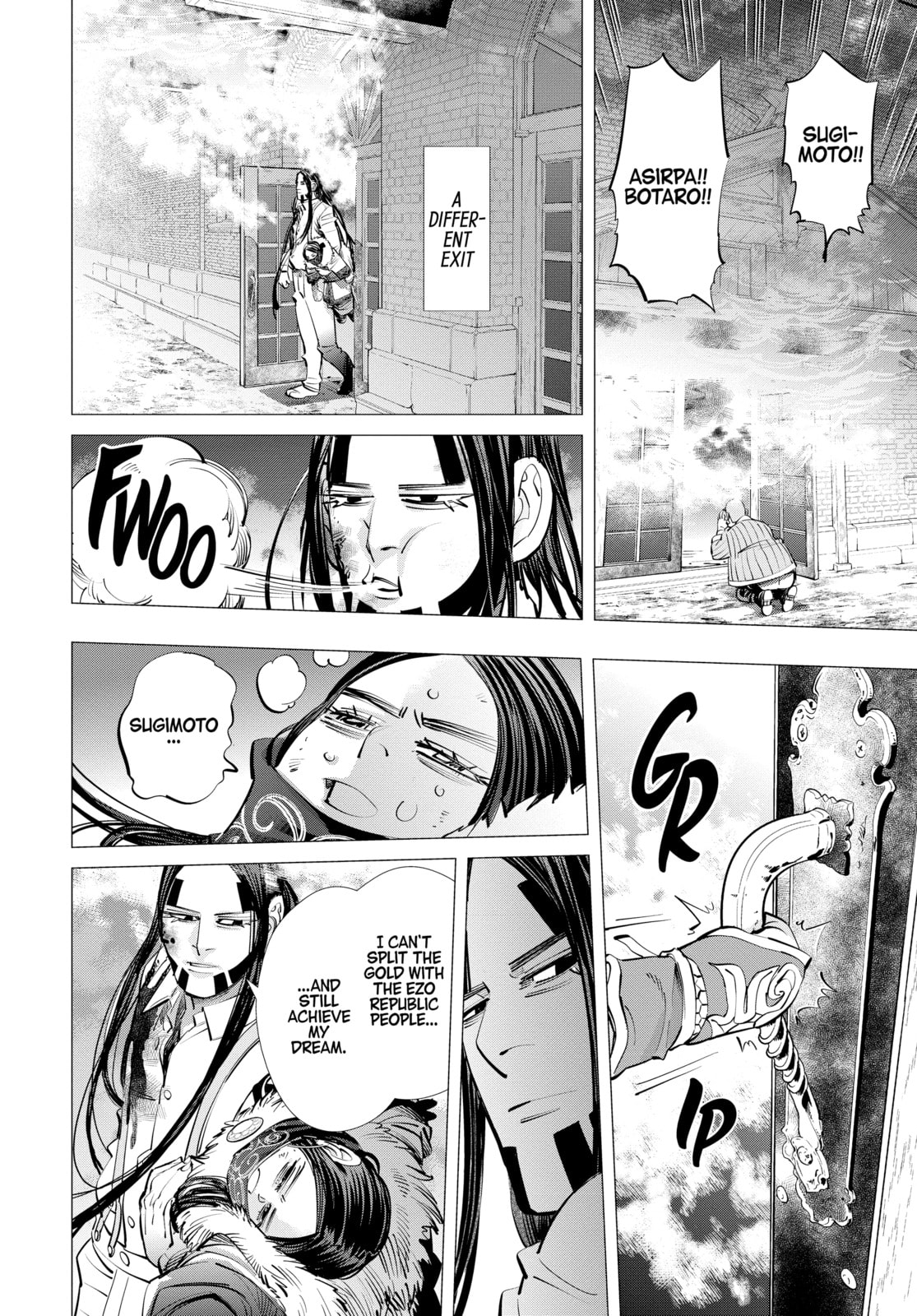 Golden Kamuy chapter 258, page 16
