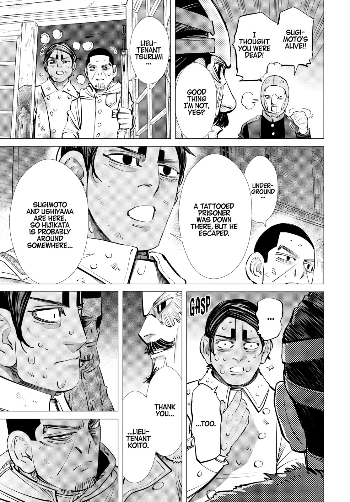 Golden Kamuy chapter 260, page 11