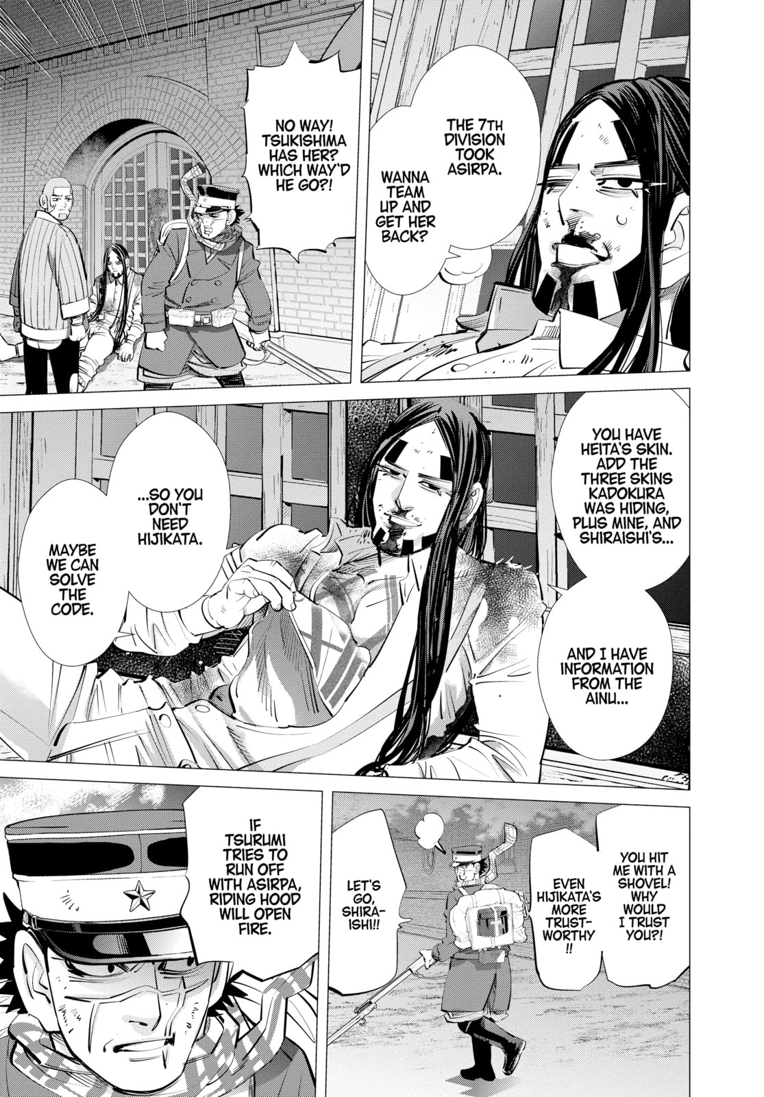Golden Kamuy chapter 261, page 13