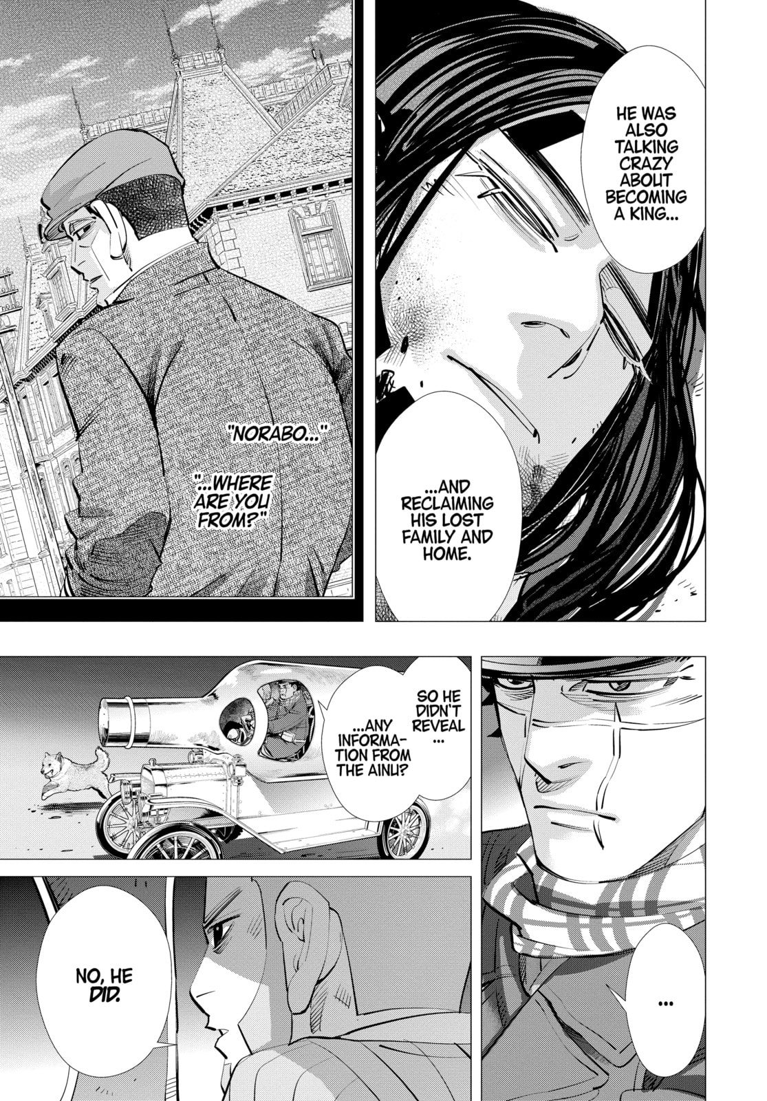 Golden Kamuy chapter 264, page 15