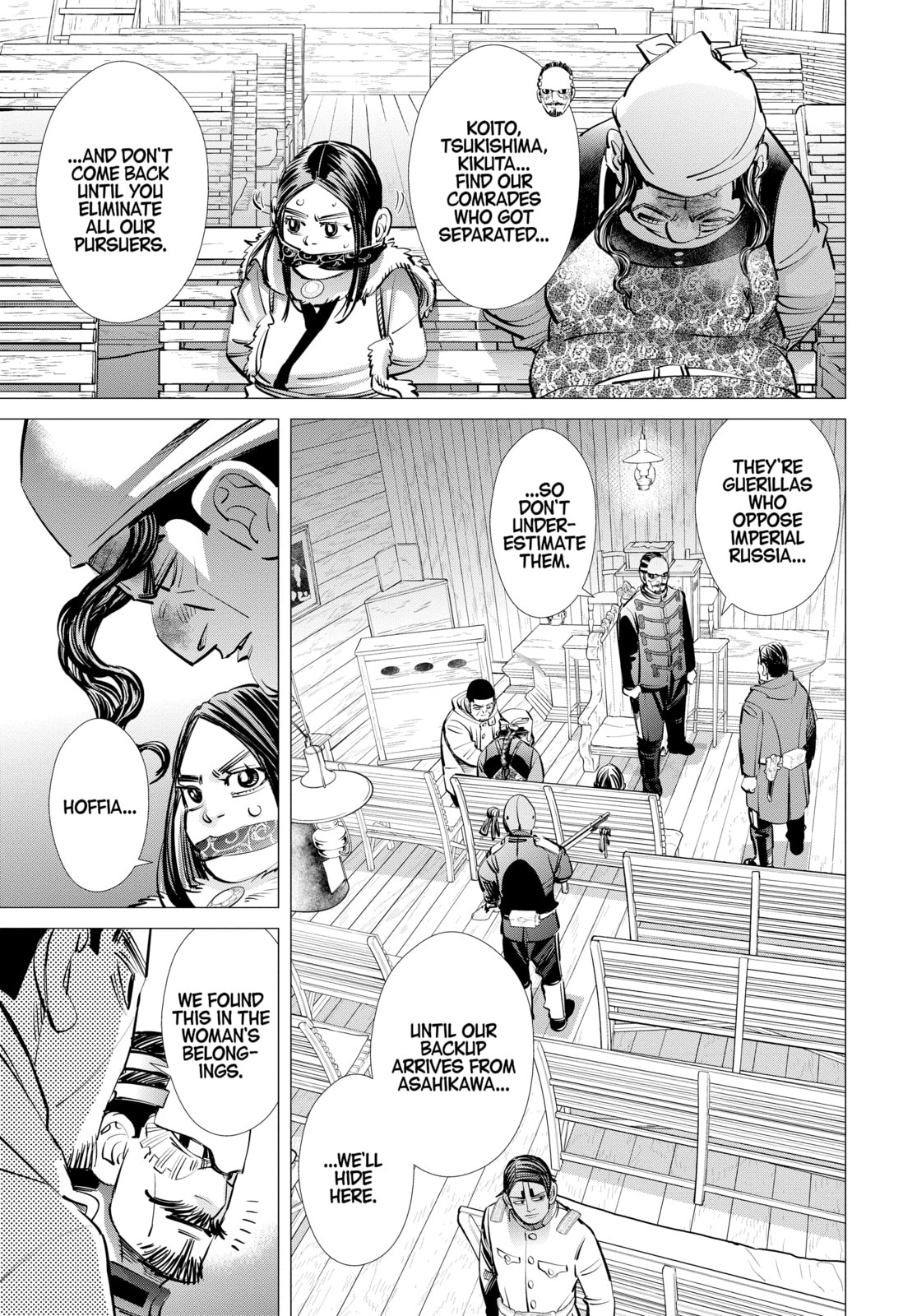 Golden Kamuy chapter 264, page 17