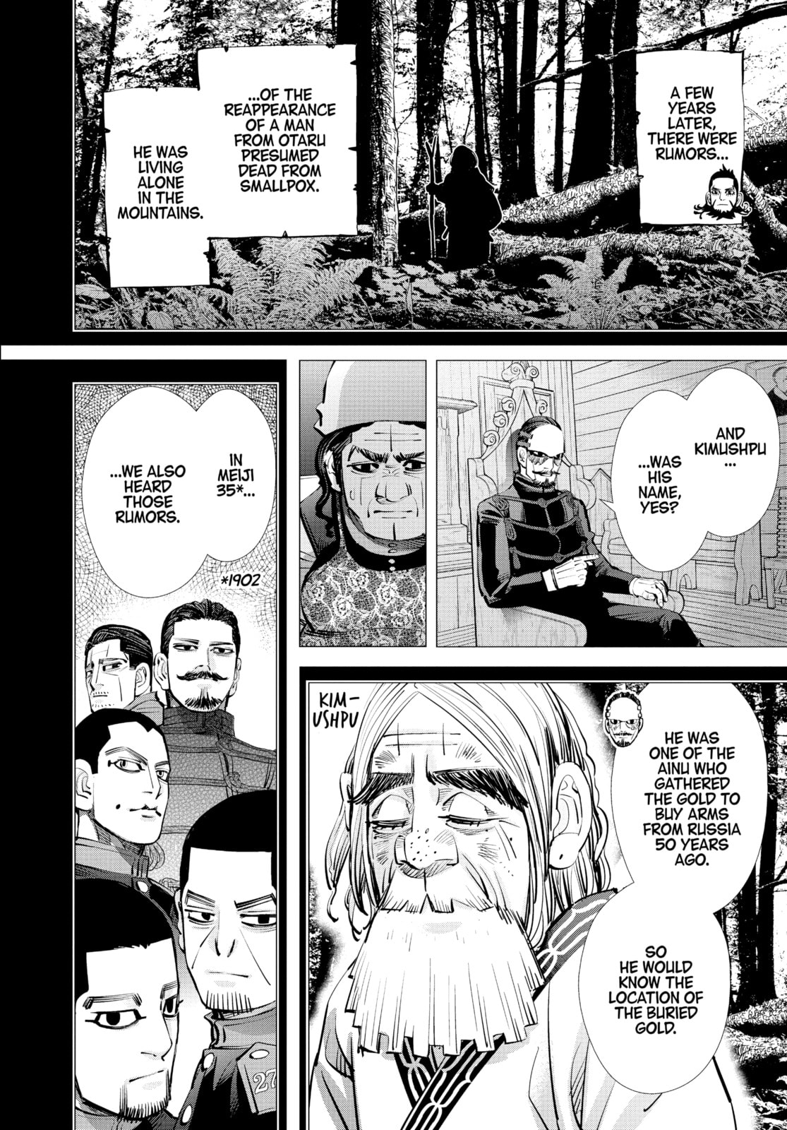 Golden Kamuy chapter 267, page 4