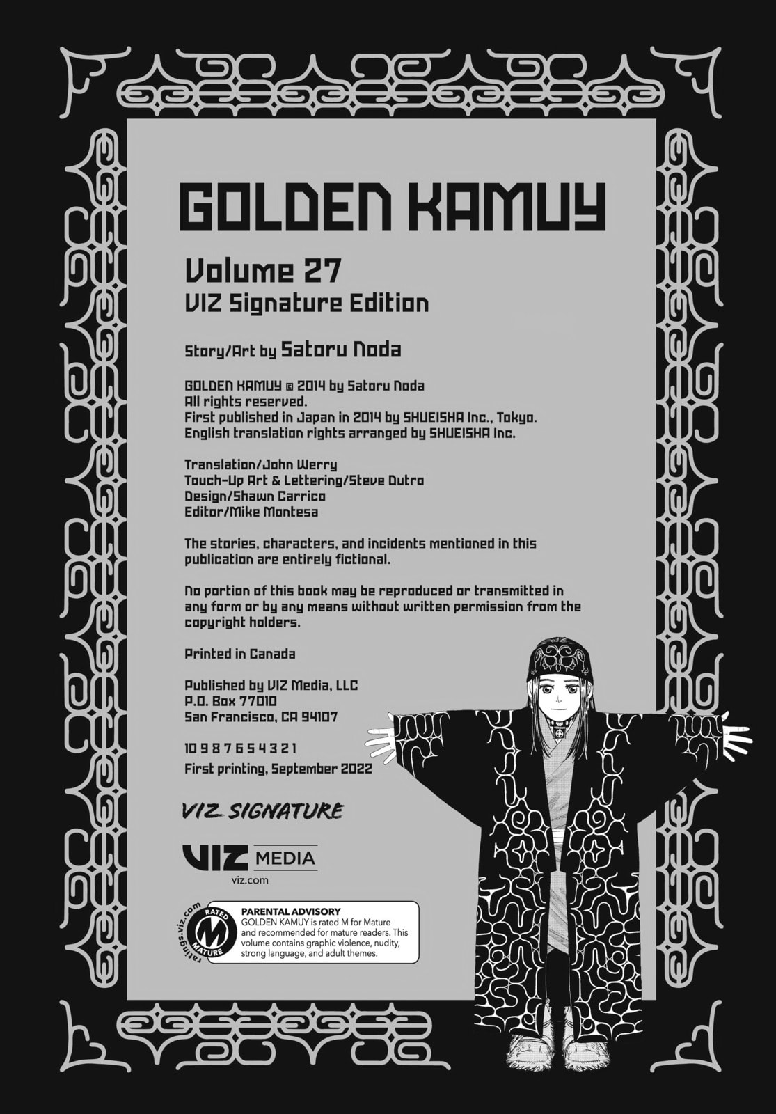 Golden Kamuy chapter 271, page 22