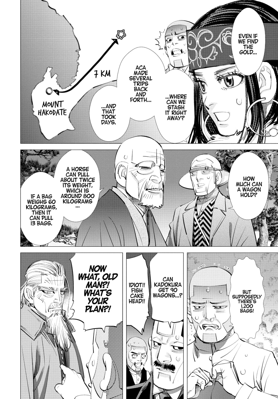 Golden Kamuy chapter 282, page 12