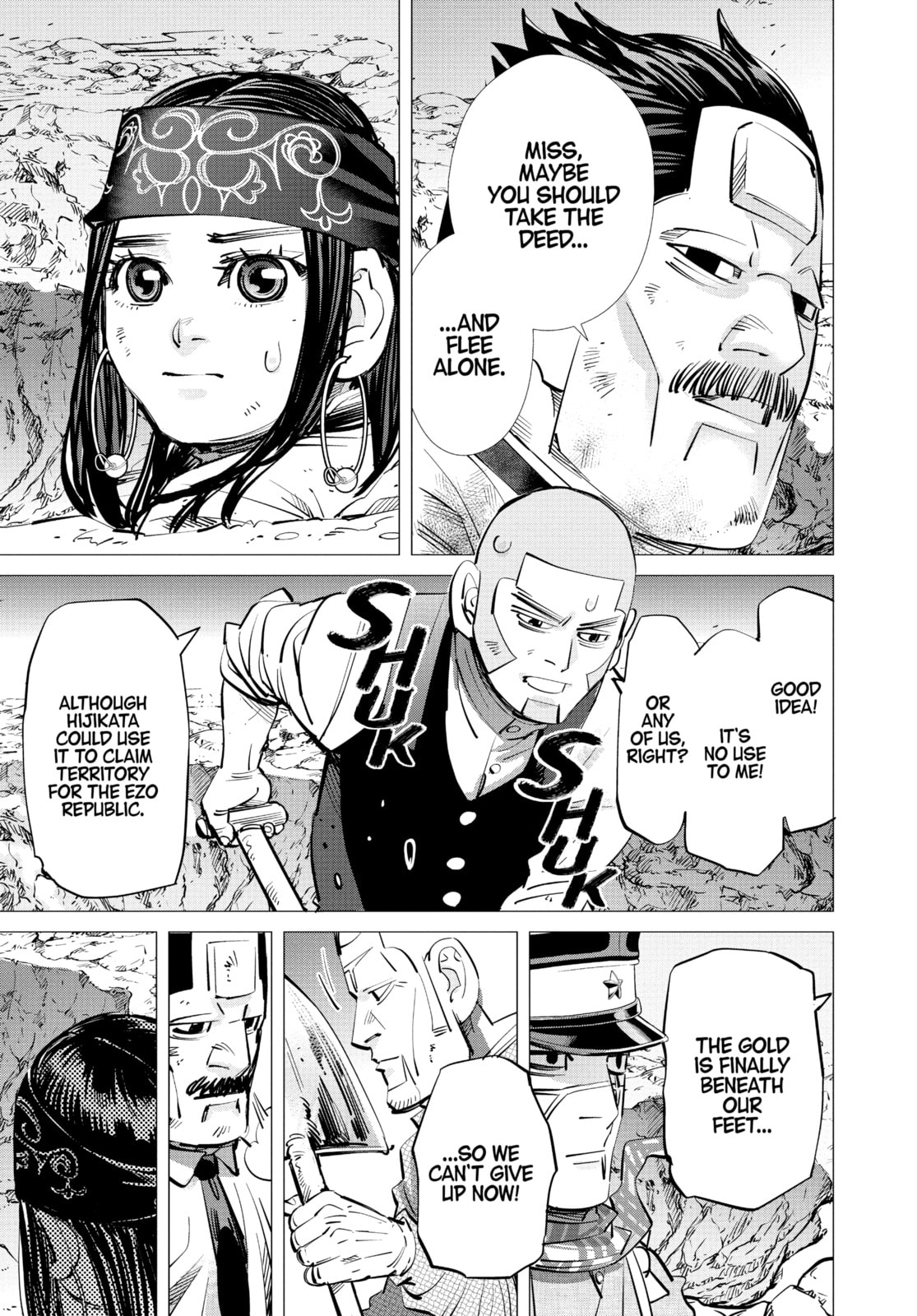 Golden Kamuy chapter 286, page 11