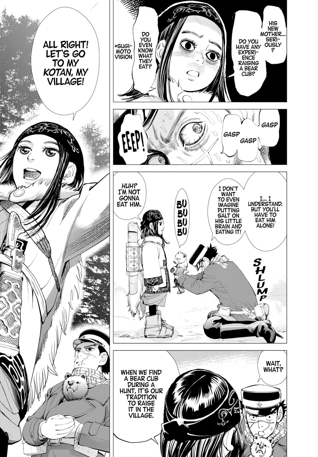 Golden Kamuy chapter 11, page 9