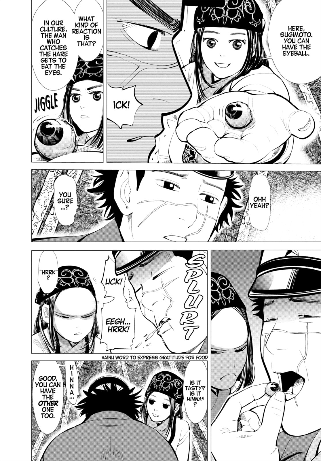 Golden Kamuy chapter 8, page 4