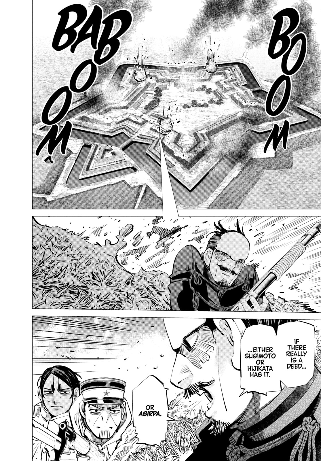 Golden Kamuy chapter 291, page 2