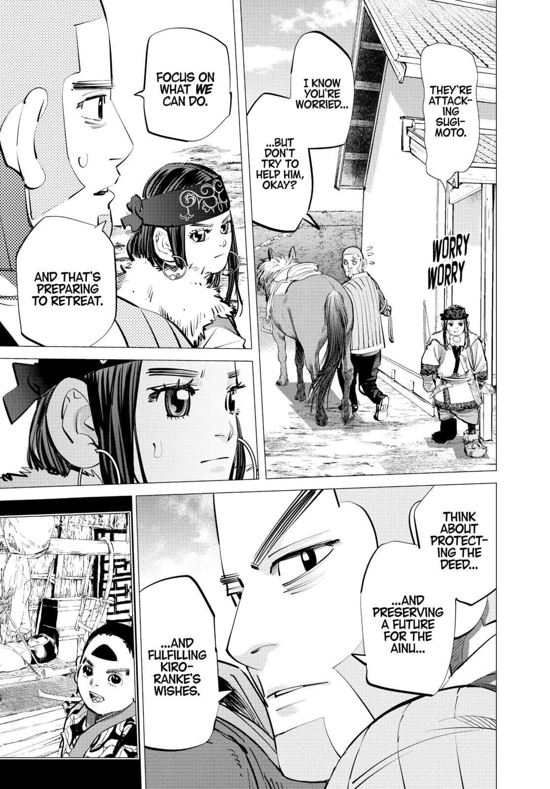 Golden Kamuy chapter 293, page 9