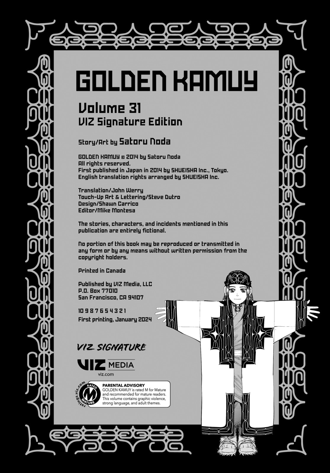 Golden Kamuy chapter 314, page 36