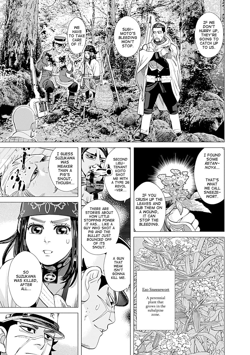 Golden Kamuy chapter 100.1, page 7