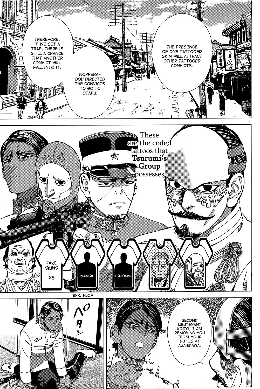 Golden Kamuy chapter 101.2, page 17