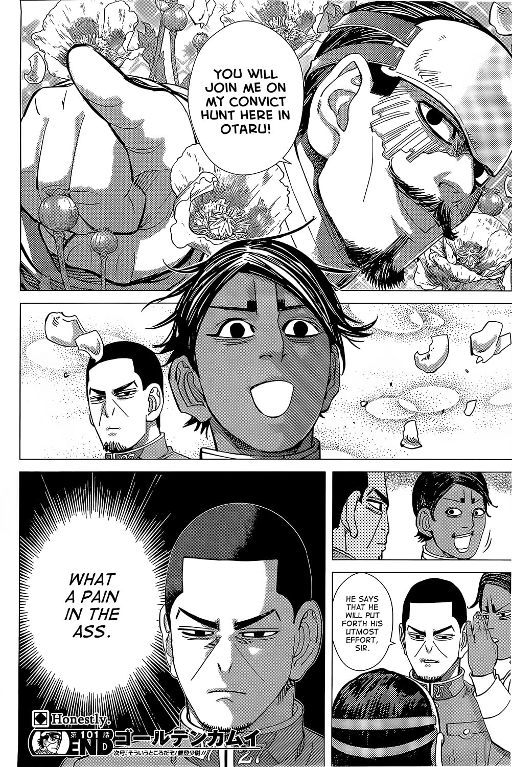 Golden Kamuy chapter 101.2, page 18
