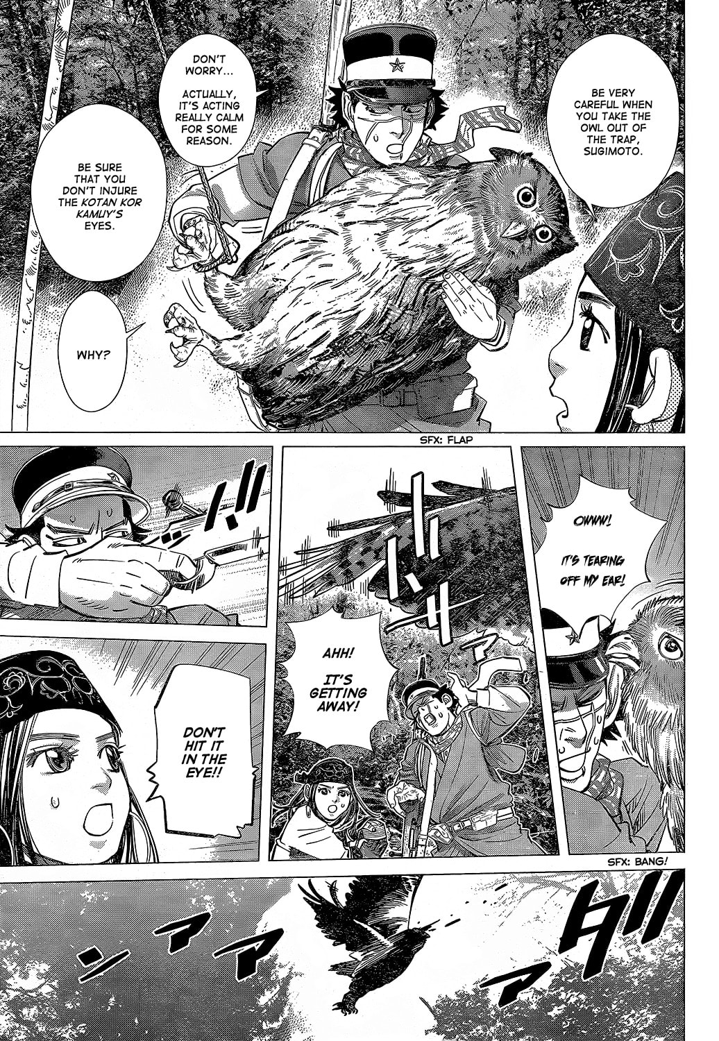 Golden Kamuy chapter 119.1, page 12