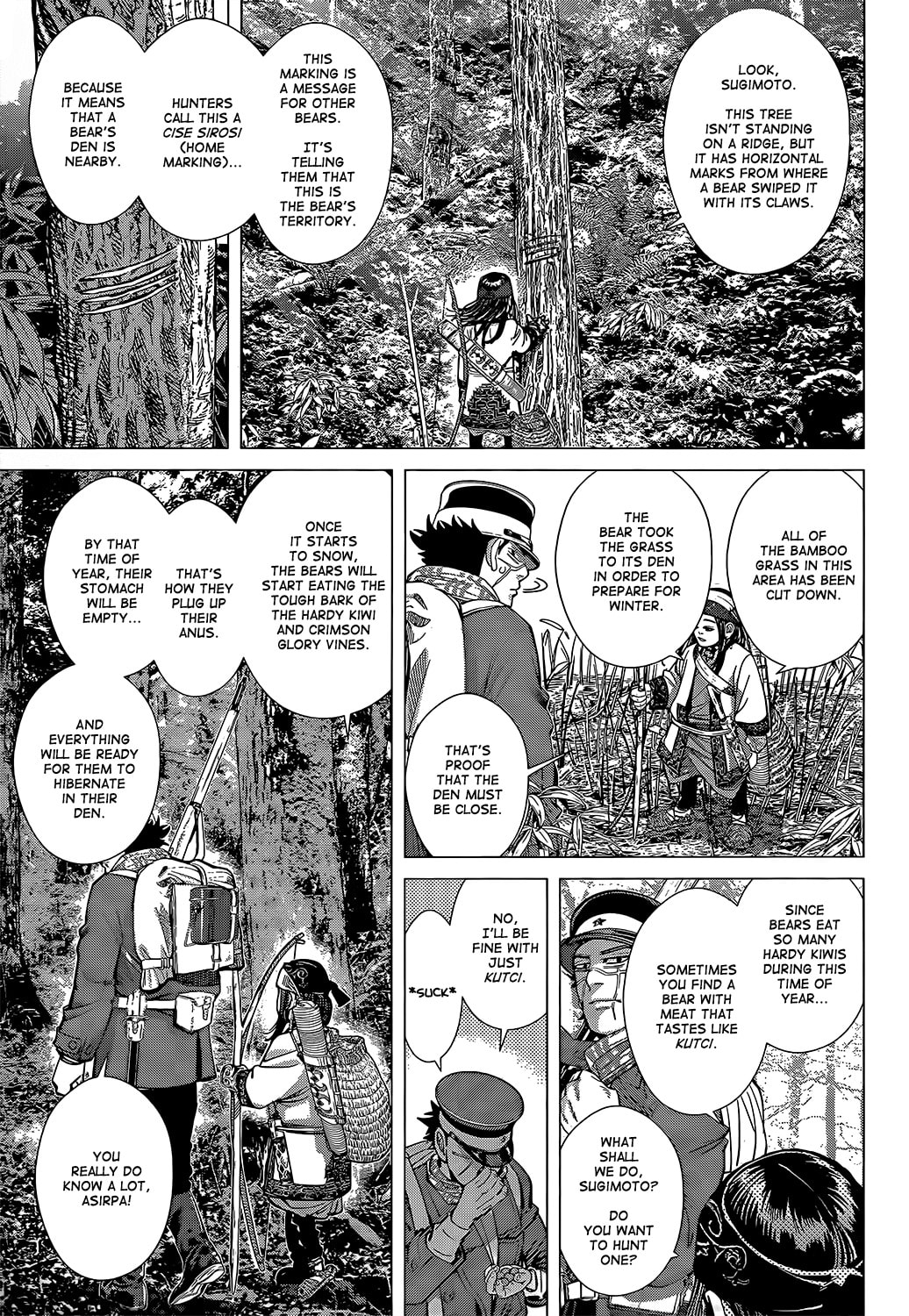 Golden Kamuy chapter 125.1, page 10