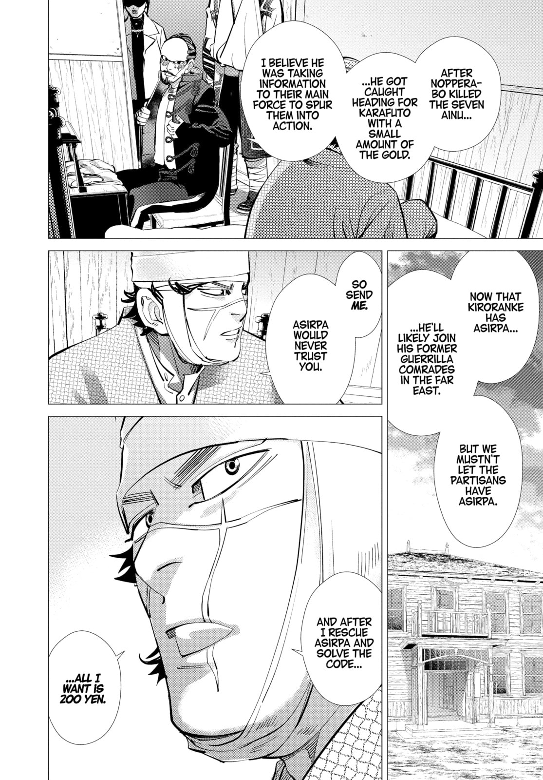 Golden Kamuy chapter 139, page 12