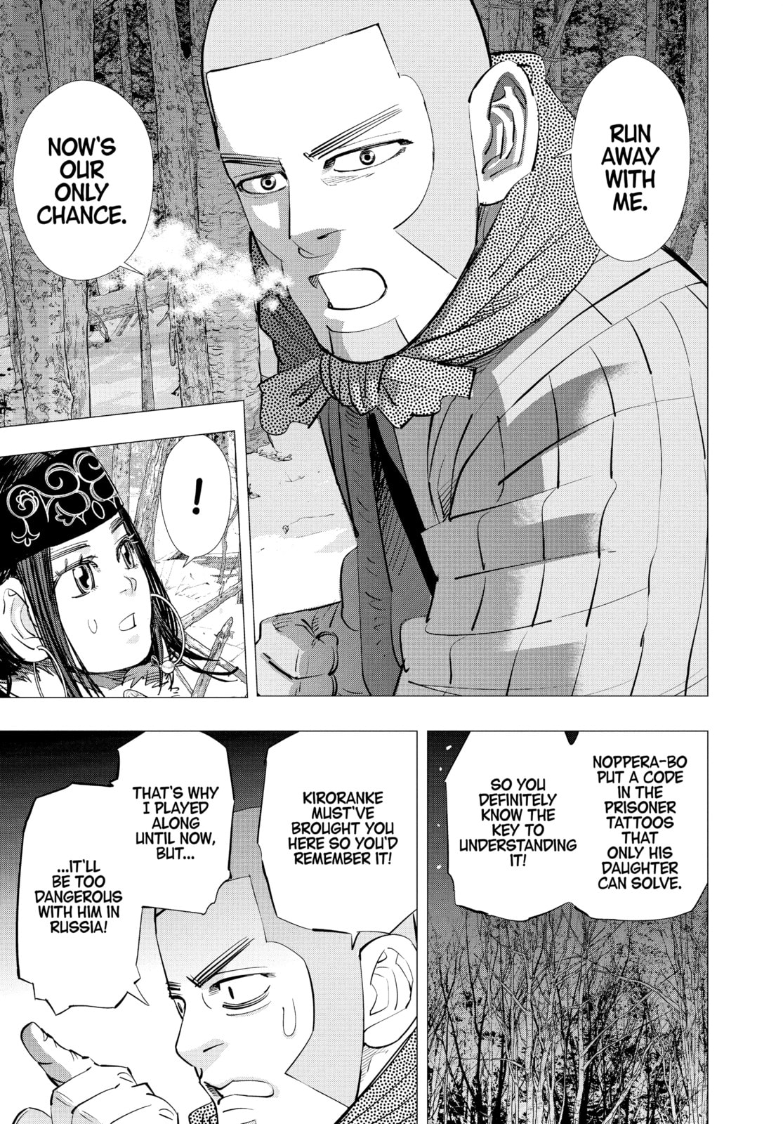 Golden Kamuy chapter 164, page 15