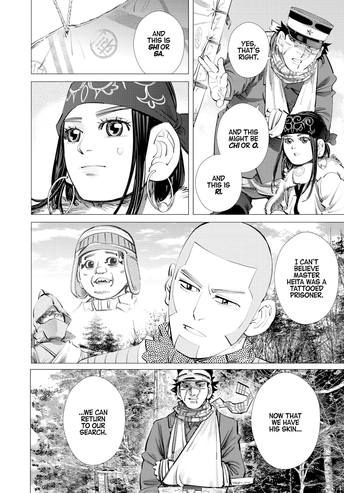 Golden Kamuy chapter 222, page 9