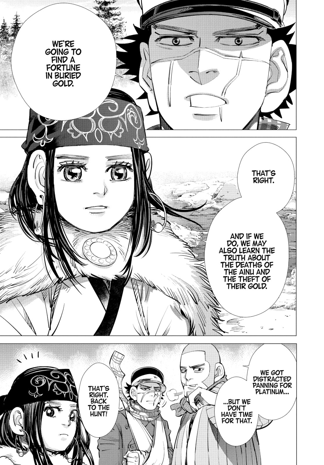 Golden Kamuy chapter 222, page 10