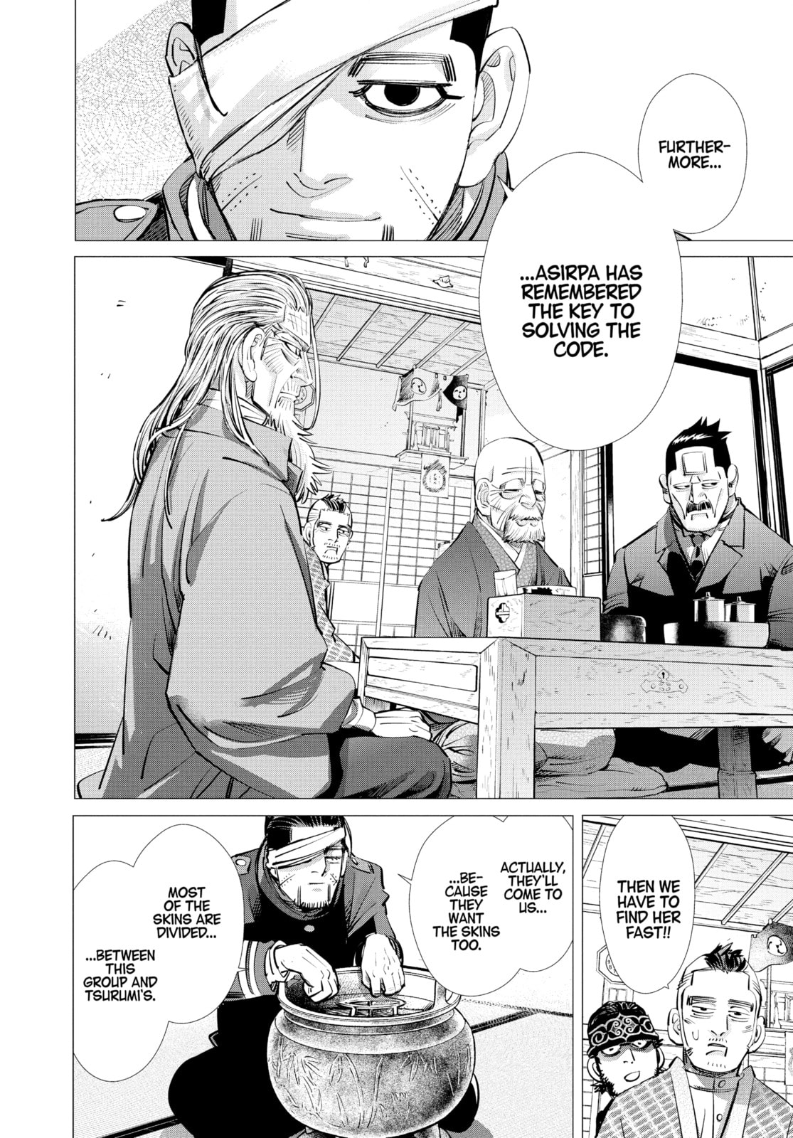 Golden Kamuy chapter 222, page 17