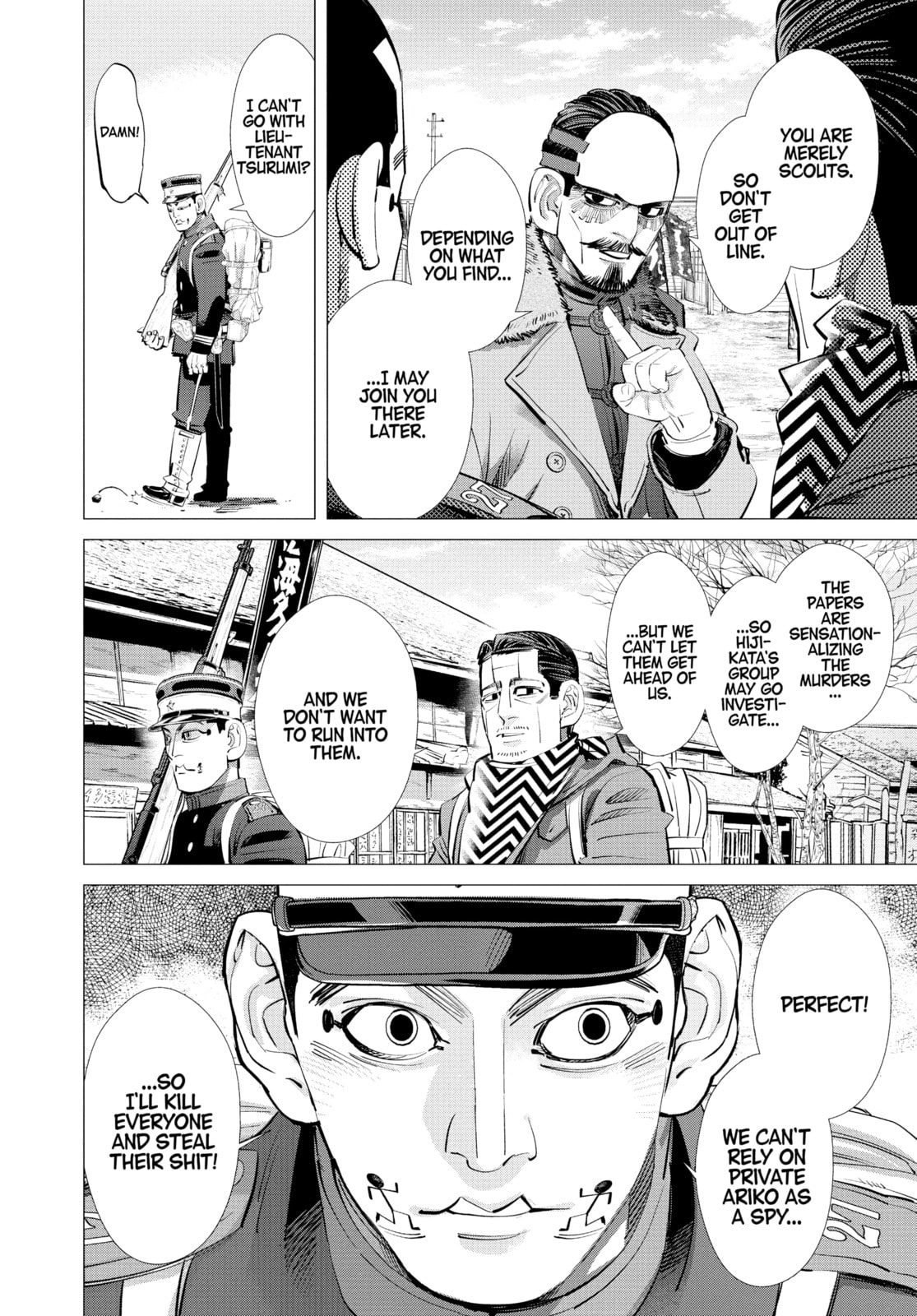 Golden Kamuy chapter 225, page 13