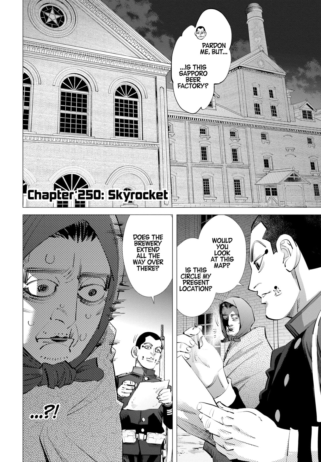Golden Kamuy chapter 250, page 2