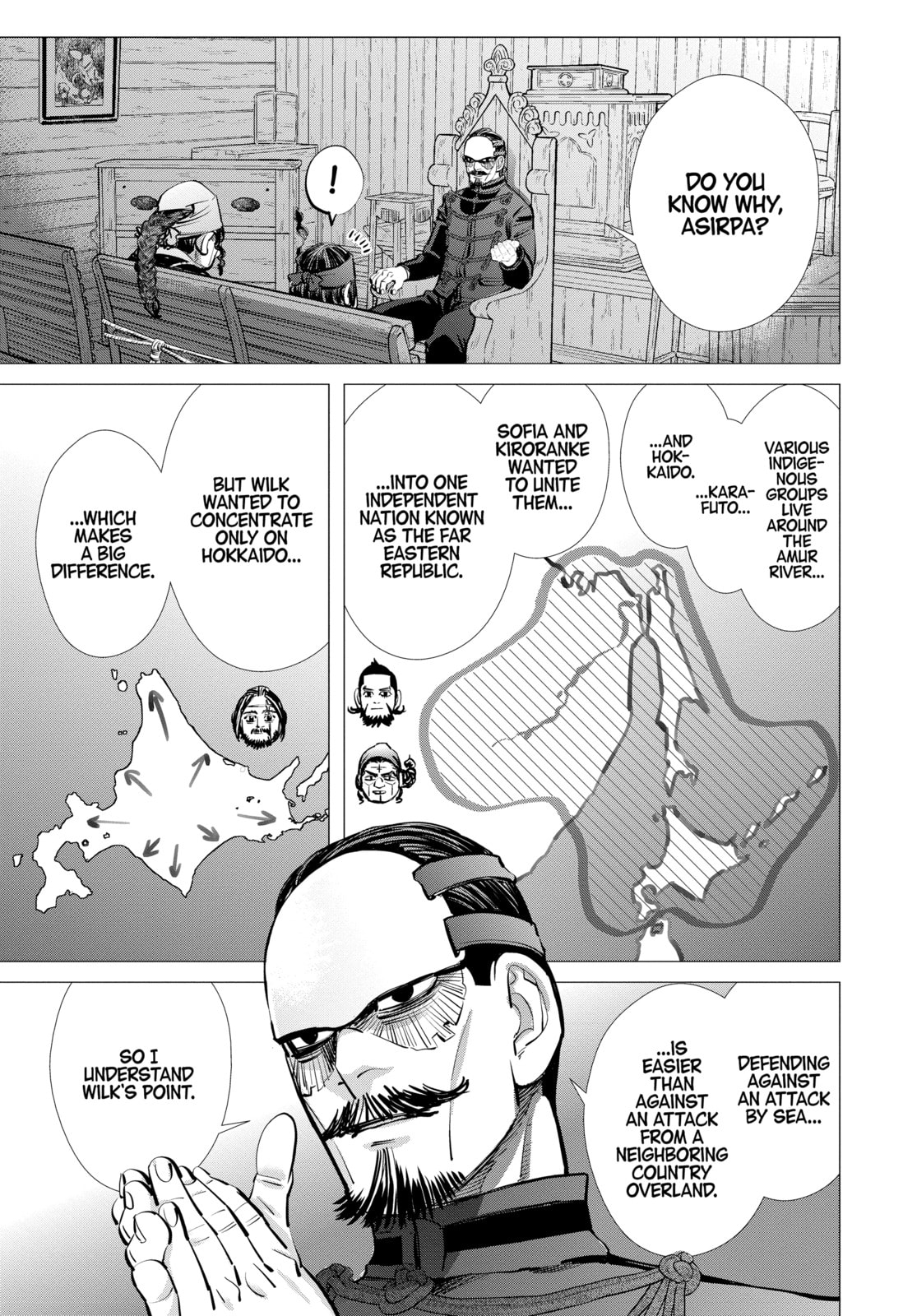 Golden Kamuy chapter 267, page 9