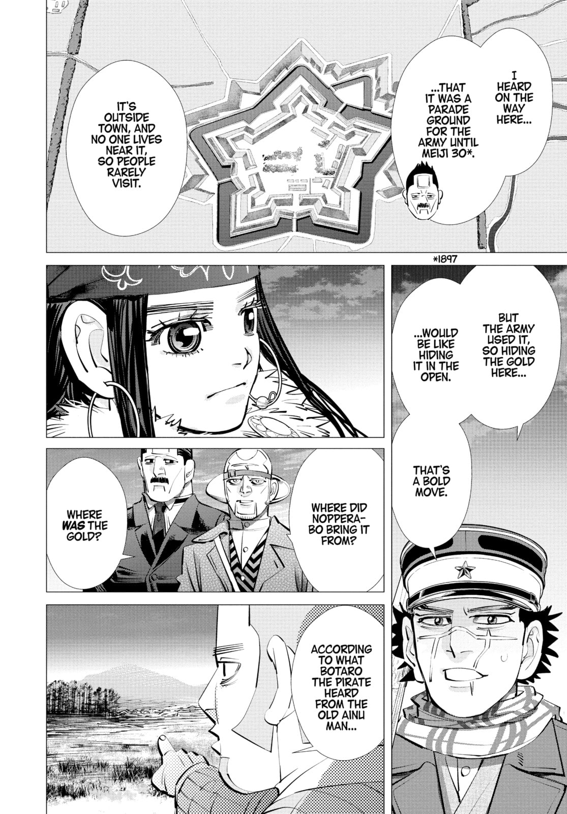 Golden Kamuy chapter 281, page 7