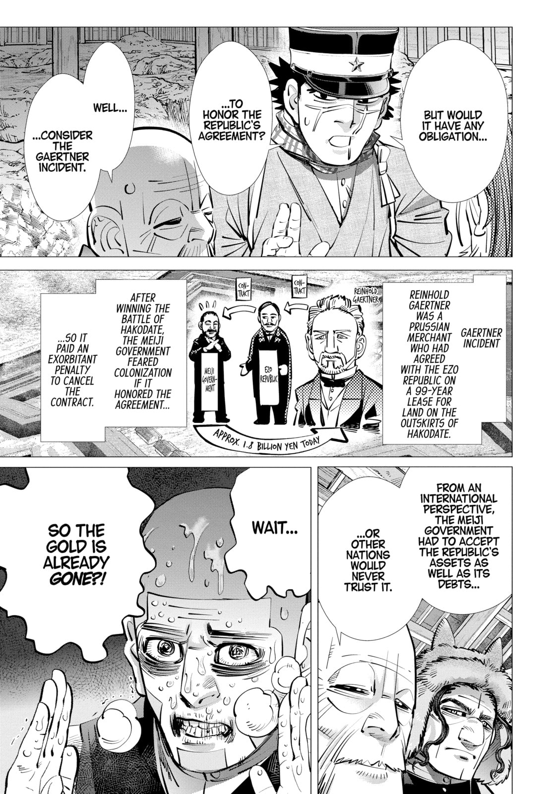 Golden Kamuy chapter 284, page 11