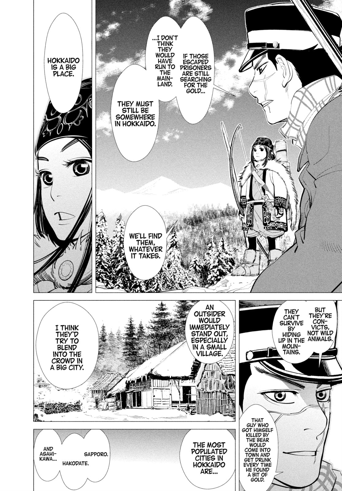 Golden Kamuy chapter 3, page 4