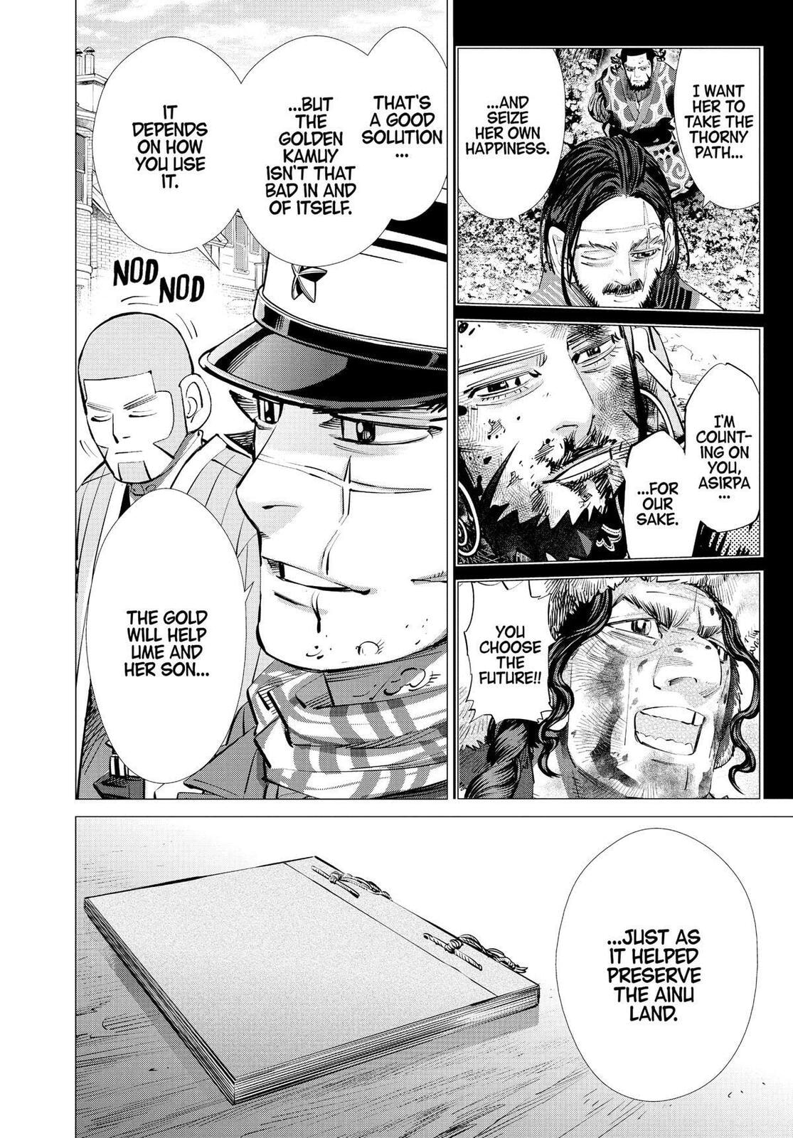 Golden Kamuy chapter 313.1, page 8