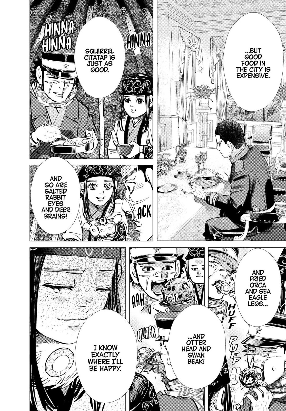Golden Kamuy chapter 313.1, page 14
