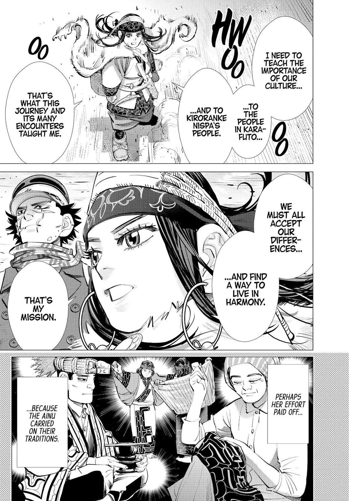 Golden Kamuy chapter 313.1, page 21