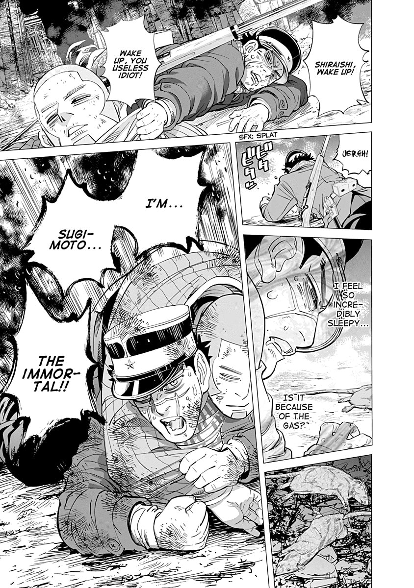 Golden Kamuy chapter 79.1, page 17